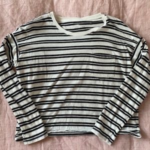 Everlane striped long-sleeve shirt